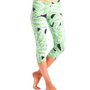 ALO‎ Yoga Airbrush Capri Leggings In Palm Springs Women's Size Small